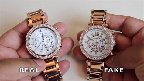 michael kors fake vs original watch|real mk watch.